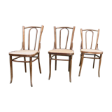 Lot de 3 chaises de bistot