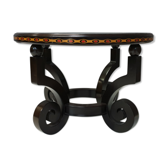 Style coffee table with glass