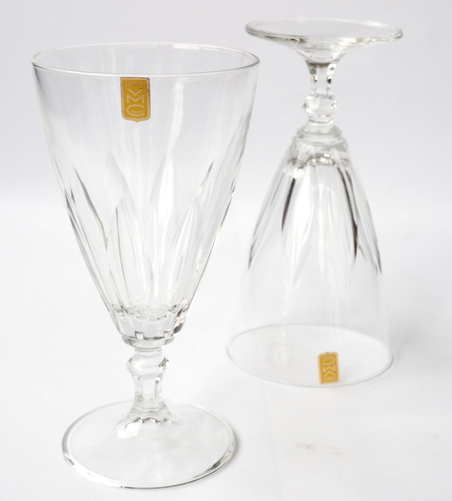 Set of 6 antique glasses