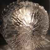 Ceiling light in chiseled glass from the 1950s