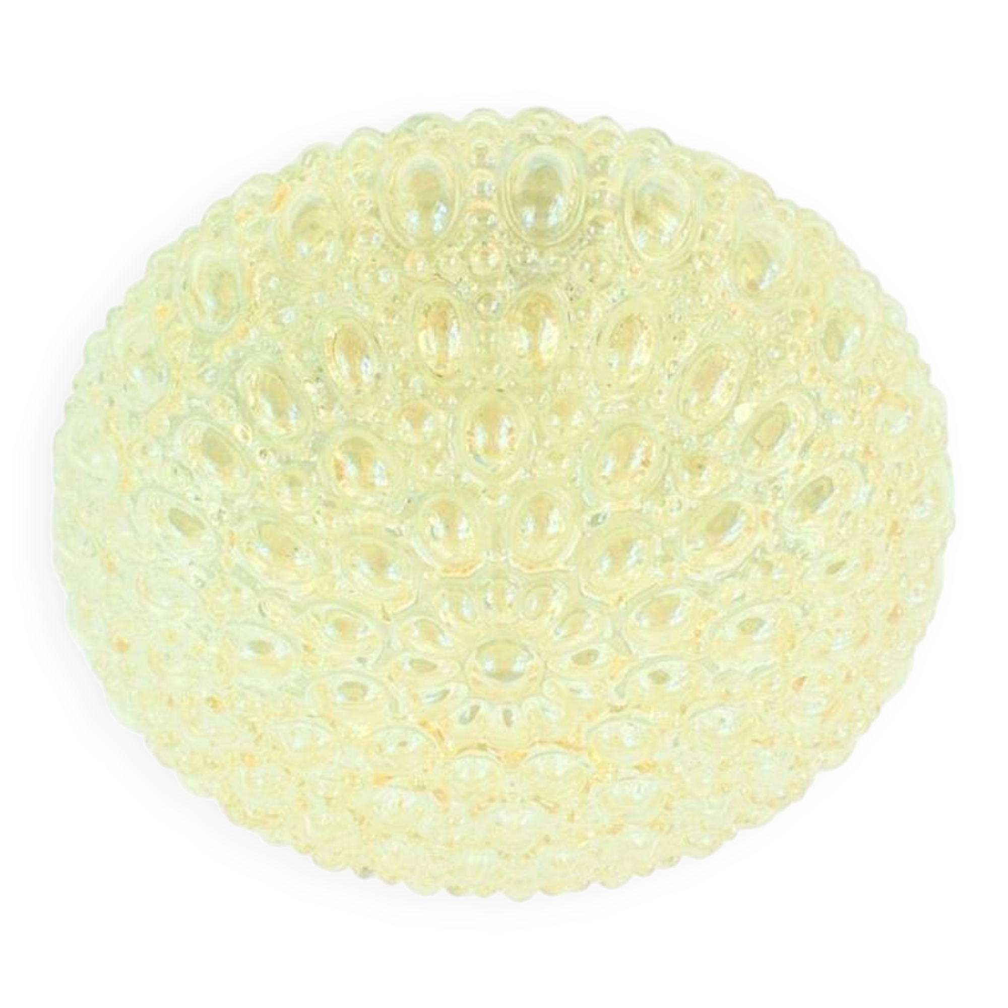Lustre en verre bulle du milieu du siècle par Helena Tynell pour Limburg, années 1960.
