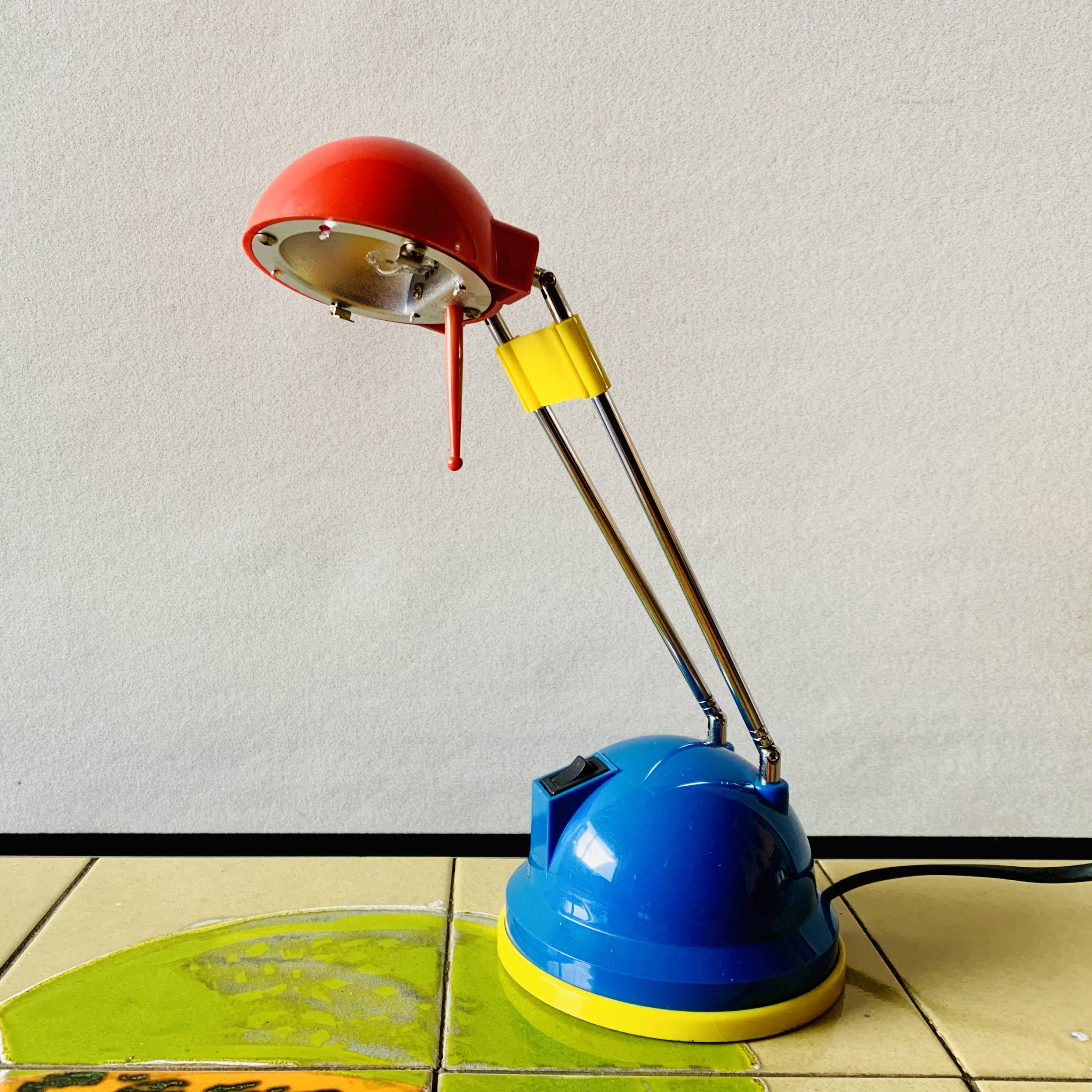 Vintage telescopic Memphis style desk lamp - Lihgt Force Limited