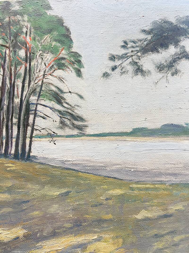 Painting “Dunes”, L.Grelier, 1962