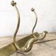 Brass coat rack