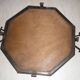 Art Deco hammered iron plateau or centrepiece table signed Germonde.