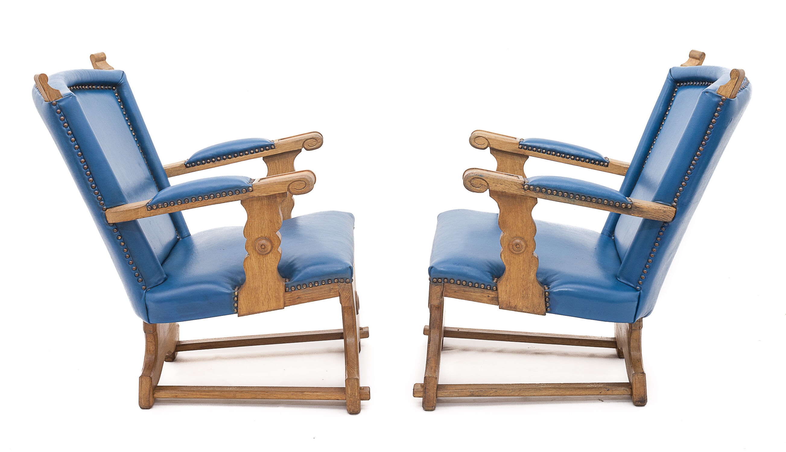 Lot de deux fauteuils Flamands