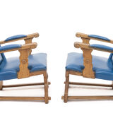 set of two Flemish armchairs