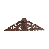 Former finely carved wooden pediment