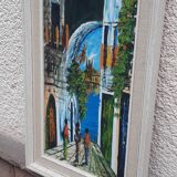 Orientalist painting mid-twentieth century