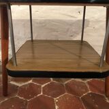 Two-plated formica side table