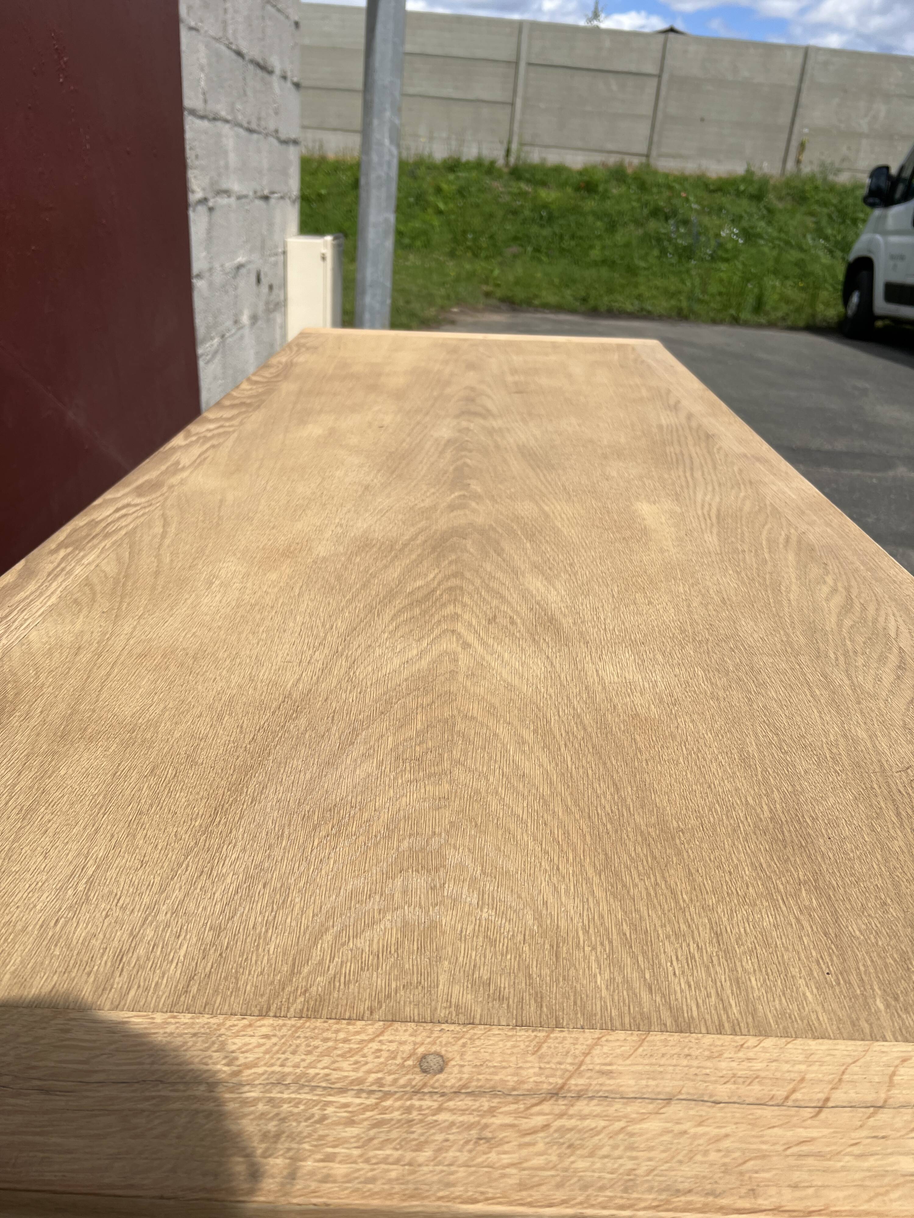 Airbrushed farm table