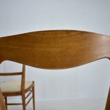 1970s set of 4 dining chairs by Drevotvar, Czechoslovakia