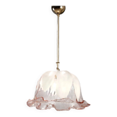 Vintage ceiling light La Murrina in Murano glass, Italian design from the 1980s.