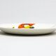 Assiette au guerrier antique — Roger Capron, Vallauris, vers 1955–1960