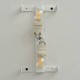 Pair of Modern Italian Murano Glass Textured Wall Sconces