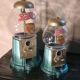 Distributor duo big 37cm and 28cm green metal and gold works in free