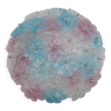 Lustre multicolore Murano Fleur par Seguso pour Venini, Italie, années 1960.