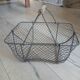 Old metal basket