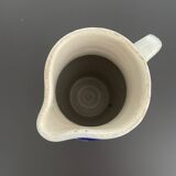 1L ceramic pitcher with blue pattern