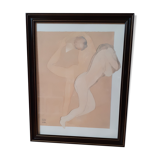Die-cutting on vellum with antique frame