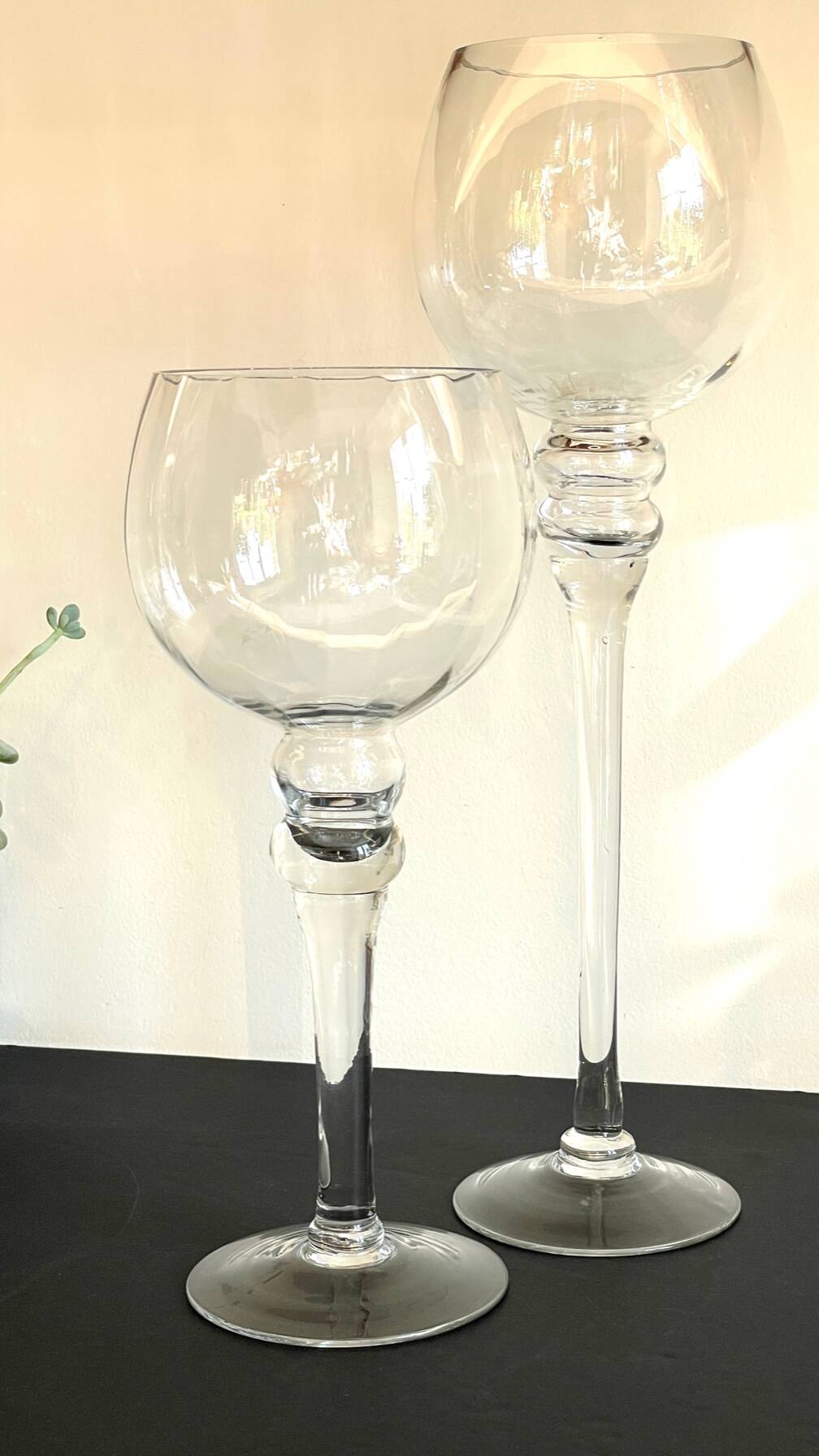Bougeoirs xl crystal vintage candle holders