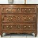 Louis XV chest of drawers in light oak 18th century