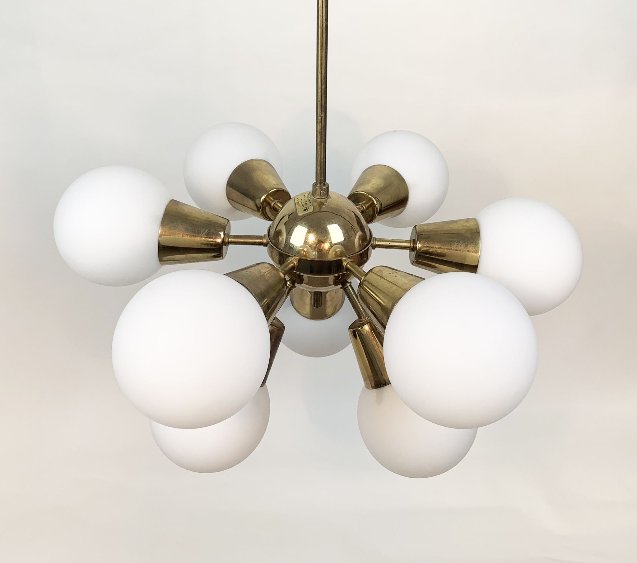 Chandelier by J. Bejvl, Kamenicky Šenov, Czech Republic, 1970s
