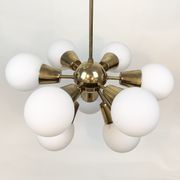 Chandelier by J. Bejvl, Kamenicky Šenov, Czech Republic, 1970s