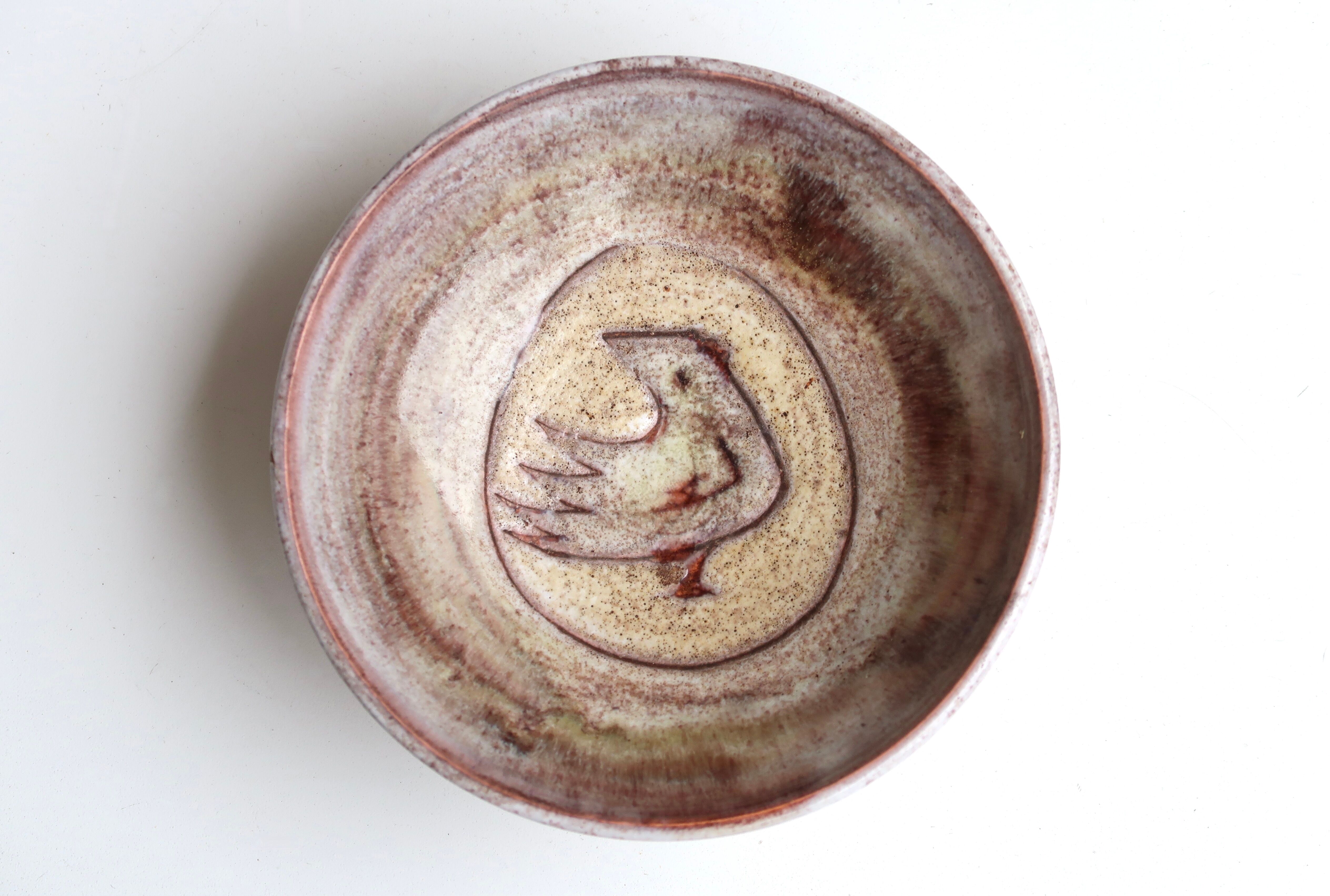 Vide poche "oiseau" de Jean et Robert Cloutier, années 70