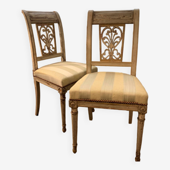 Paire de chaises Directoire