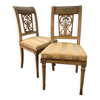 Pair of Directoire chairs