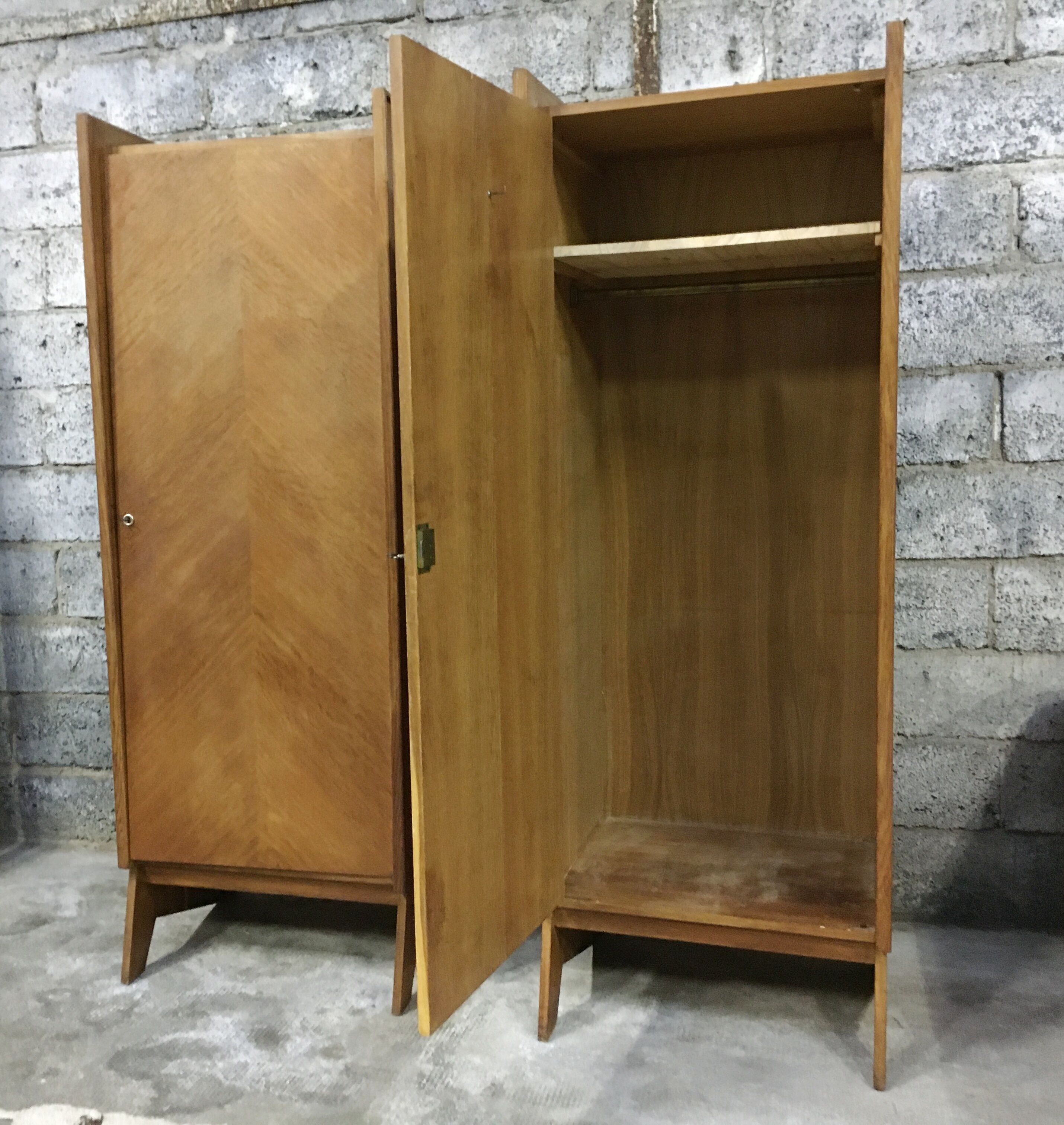 Pair of university wardrobes