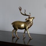 Brass deer.