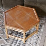 Bamboo low tables, 60s