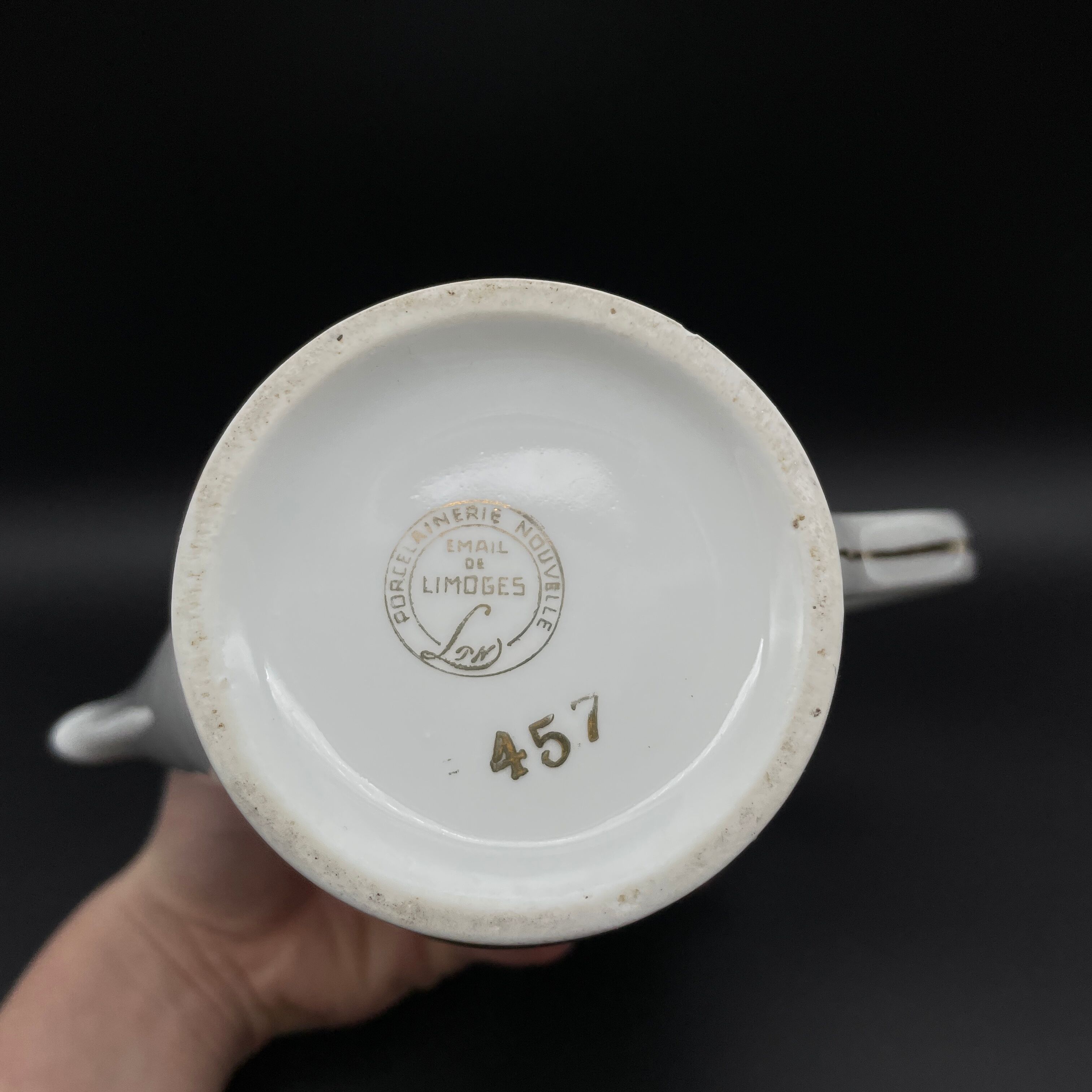 Limoges enamel teapot