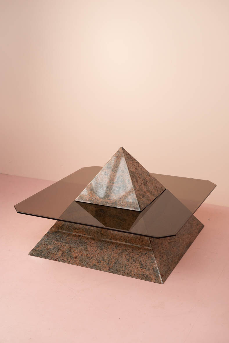 Coffee table in granite