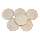 Speckled stoneware dessert plates