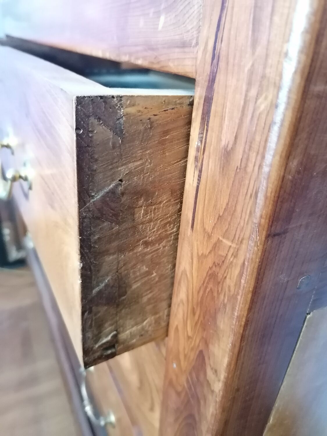 19th century elm secretary