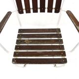 Set of 4 teak garden chairs, Sweden, 1960
