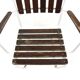 Set de 4 chaises de jardin en teck, Suède, 1960