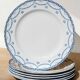 6 plates in English earthenware "Cheltenham" — F. Winkle & Co
