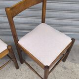 Set of four brutalist chairs 1950