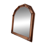Golden mirror with moldings