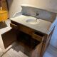 Bathroom cabinet with swivel sink 1930/40