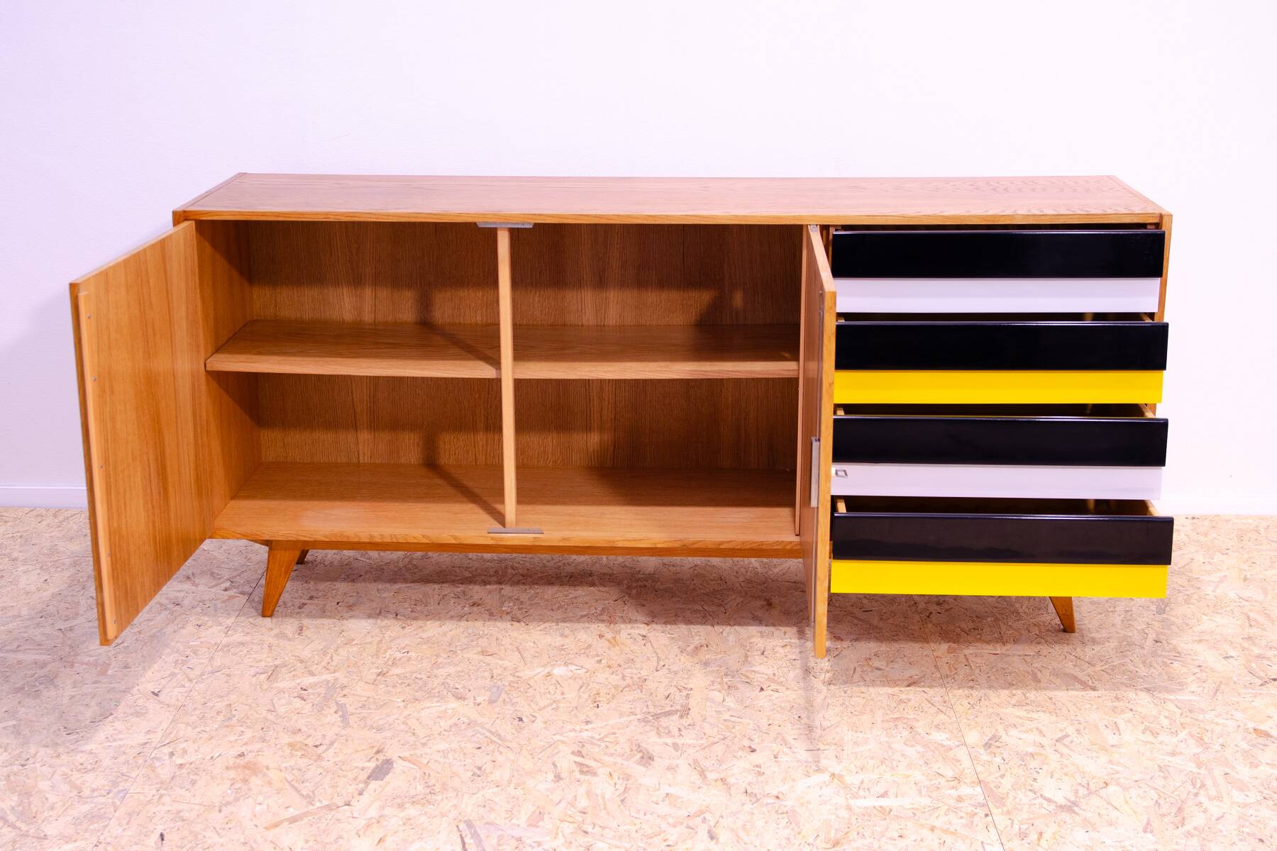 Mid Century U-460 sideboard by Jiří Jiroutek for Interiér Praha, Czechoslovakia