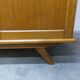French wardrobe with tapered legs, 3 doors, 120cm hanging rail, new.