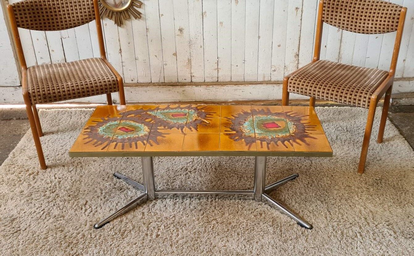 Table basse vintage années 70