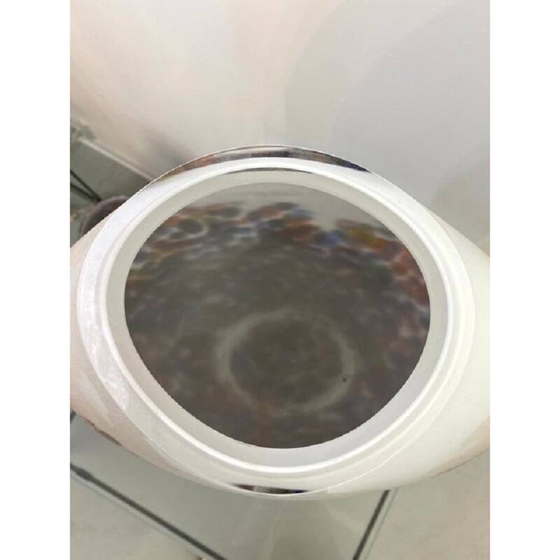 Contemporary murrine murano glass style with multicolored vase