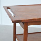 Danish teak serving trolley