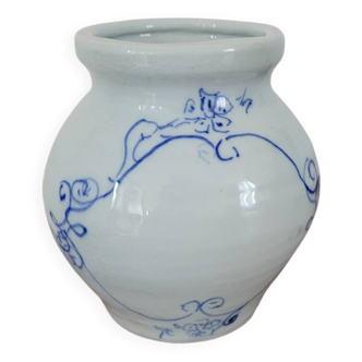 Pot à moutarde en grès